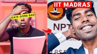 My GATE Exam to IIT Madras Journey| MTech in IIT Without GATE