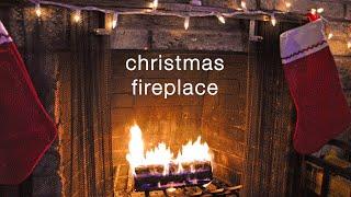 Crackling Fireplace + Christmas Music Relaxation Video HD 1080p