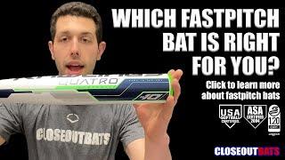 Closeoutbats.com Which Fastpitch bat is right for you?