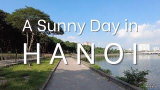 Hanoi, Vietnam Walking Tour | A Sunny Day In Hanoi 4K/60FPS | Vietnam Ambience