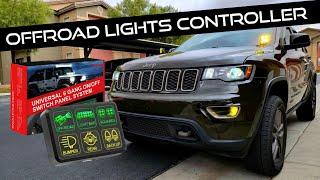 HOW I WIRED & CONTROL MY OFF-ROAD LIGHTS ON MY JEEP GRAND CHEROKEE