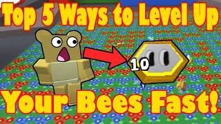 Top 5 Ways To Level Up Your Bees Fast In Bee Swarm Simulator! Roblox