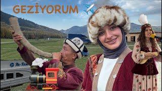 KIRGIZİSTAN 2.VLOG/ YAYLA..TEKNE TURU..EN GÜZEL TREN YOLCULUĞU  