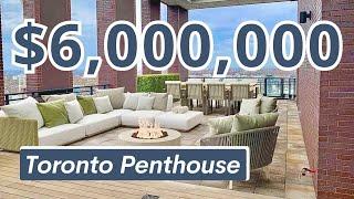 $6,000,000 Condo Tour | Toronto 2024  | Biggest Condo Balcony?