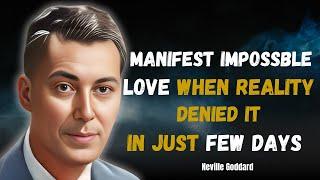 Manifest IMPOSSIBLE Love | How To TRUST When Reality Denies It | Law Of Attraction NEVER Works