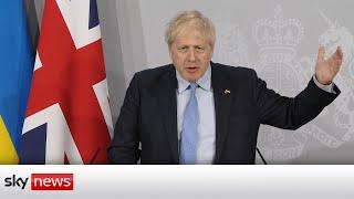 Boris Johnson: Ukraine will win war and 'be free'