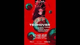 World Techno Day | Techover motion graphics poster | Selenophilestar