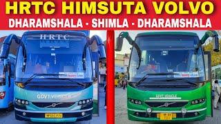 SHIMLA - DHARAMSHALA (HIMSUTA) | HRTC VOLVO Luxury Bus Service | @jamwalvlogs