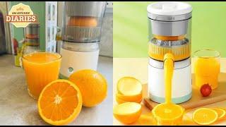 Temu Electric Citrus Juicer Review | Temu Rechargeable Citrus Juicer |Temu Orange Juicer Review