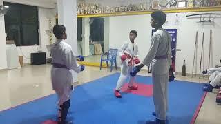 sparring#kumite #sparring #karate #indiankarate #kumitefight