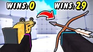 Every win MY WEAPON GETS WORSE in Roblox Rivals!