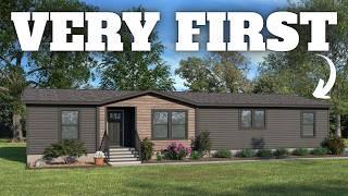 FIRST time I've seen a mobile home with this floor plan! Very Cool prefab house tour!