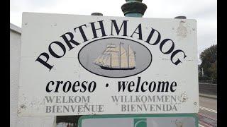 PORTHMADOG, Wales - Town Centre & Harbour 4k Walk Through