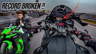 Jammu Rider @Motovloggerjannustunts ke Sath Wheelie  PART 1 | Yamaha R1 vs Zx10R @TheDarkSpectre1