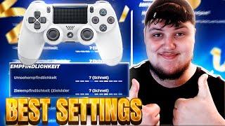 DIESE FORTNITE *CONTROLLER* SETTINGS MACHEN JEDEN ZUM PRO  | Sanin