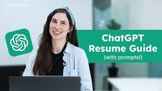 How to Write a Resume with ChatGPT (with prompts!)