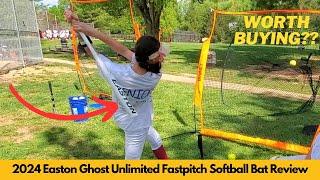 2024 Easton Ghost Unlimited Fastpitch Softball Bat Review | Worth Buying?