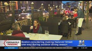 Boston Considering Making Hanover Street One-Way During Outdoor Dining Season