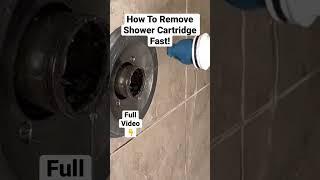 How to Change Remove a Shower Faucet Cartridge How to Repair a Delta Tub / Shower Valve #shorts