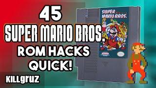 45 Super Mario ROM Hacks on 1 Cartridge!