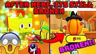  ITS STILL BROKEN!! + I MADE A HUGE CORN CAT AND MADE TONS OF PROFIT IN PET SIMULATOR 99