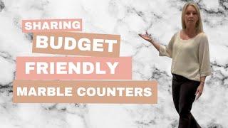 marble counter budget friendly