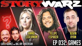 Annie Lederman vs Felipe Esparza vs Kevin Ryan | Story Warz | Episode 032: Games