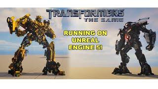 Transformers The Game Running on Unreal Engine 5! (TF The Game Remake Progress!)