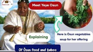 Meet Yeye Osun priestess explaining Òsun food and taboo?  | ATYHO TV |