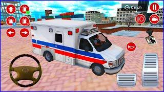 Direksiyonlu Ambulans oyunu 3D #50 American Ambulance Simulator - Ambulans oyunları Android Gameplay