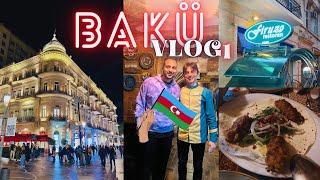 Bakü VLOG 1 / Azerbaycan Bakü'yü İlk Günden Çok Sevdik! UCUZ, VİZESİZ Bakü Gezi Turu