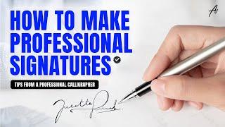 Calligraphy Mastery: Expert Tips for Creating Professional Calligraphy Signatures