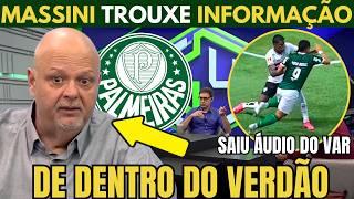 MASSINI TROUXE INFORMAÇÃO IMPORTANTE DE DENTRO DO PALMEIRAS.