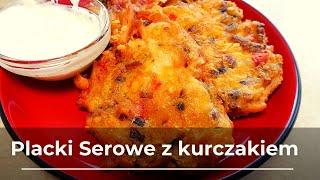 PLACKI SEROWE Z KURCZAKIEM - prosty i szybki przepis