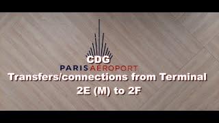 CDG Paris airport || Air france Transfer from 2E (Hall M) to 2F