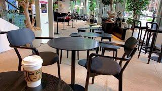 ASMR [Starbucks  Tokyo Roppongi] 스타벅스롯폰기 실제카페 매장음악 백색소음 東京六本木 Cafe Music White noise