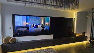 DIY Modern Tv Wall Design and Fireplace