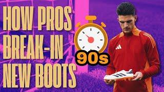 Most EFFECTIVE Break In Method For Football Boots