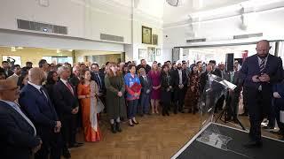 Interaction with Indian Community and Business Leaders in Manchester, UK.