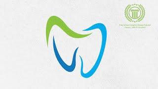 Dental Care Logo Design Tutorial using pen tool - how to create professional logo design