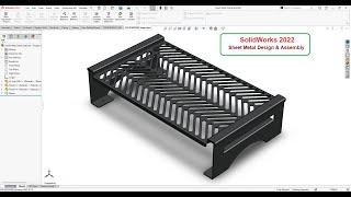 Solidworks 2022 Sheet Metal Tutorial - Design and Assembly for Beginners