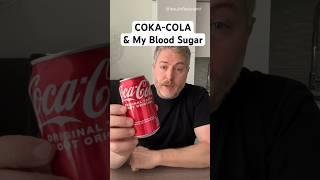 Coca-Cola and my blood sugar.  #glucose #bloodsugar #insulinresistant1 #cokacola