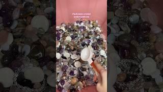 Packing Crystal orders  #crystals #smallbusiness #orderpacking