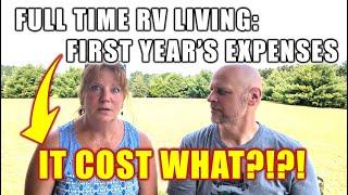 Full-time RV Living: Breaking Down Our First Year Expenses!