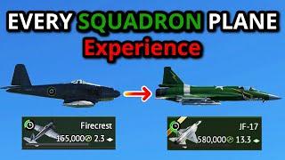 1 MATCH IN EVERY SQUADRON PLANE EXPERIENCE (to see which is best)