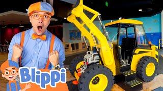 Excavators with Blippi! | Fun Learning Construction Vehicles | Educational Videos For Kids