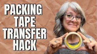 The Great Packing Tape Transfer Hack / Transfer Graphics & Photos