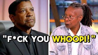 Denzel Washington Kicked Off The View After Fiery Clash With Whoopi Goldberg