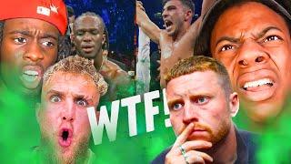 REACTIONS TO KSI'S LOSS AGAINST TOMMY FURY