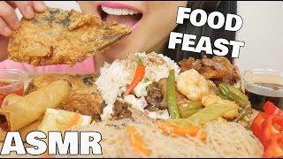 ASMR Filipino FOOD FEAST (EATING SOUNDS) NO TALKING | SAS-ASMR